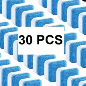  30pcs Washing Machine Cleaner Tablet, Solid Washer Deep Cleaning Tablet, for Front and Top Load Washers,30 Tablet (Pack - 30)  Capacity : 6 Kg & Below  Function Type : Washer Only