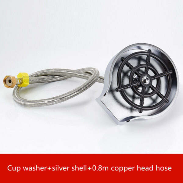 Bar Counter Cup Washer Sink High-pressure Spray Automatic Faucet Coffee Pitcher Wash Cup Tool Kitchen - Image 9