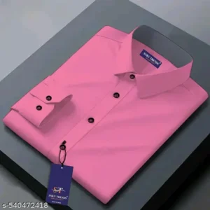 "Stylish Glmaorous Plain Mens Shirt"  Fabric : Cotton  Sleeve Length : Long Sleeves