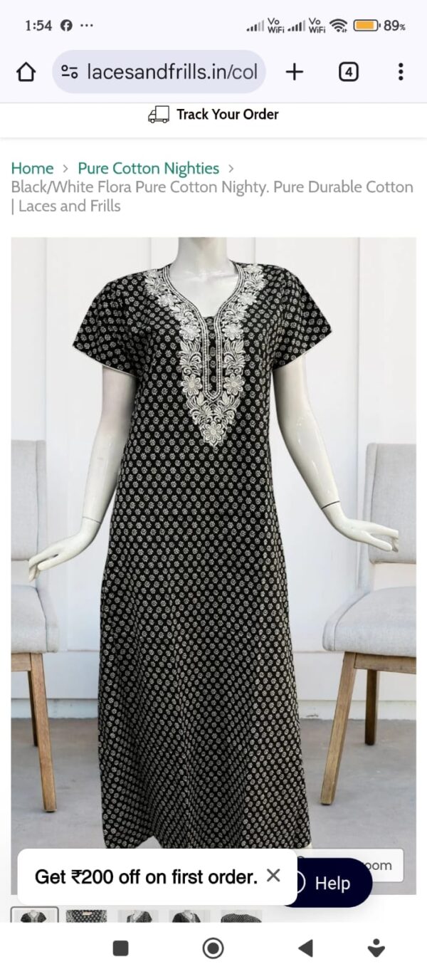 Ladies Nighty Dress - Image 8