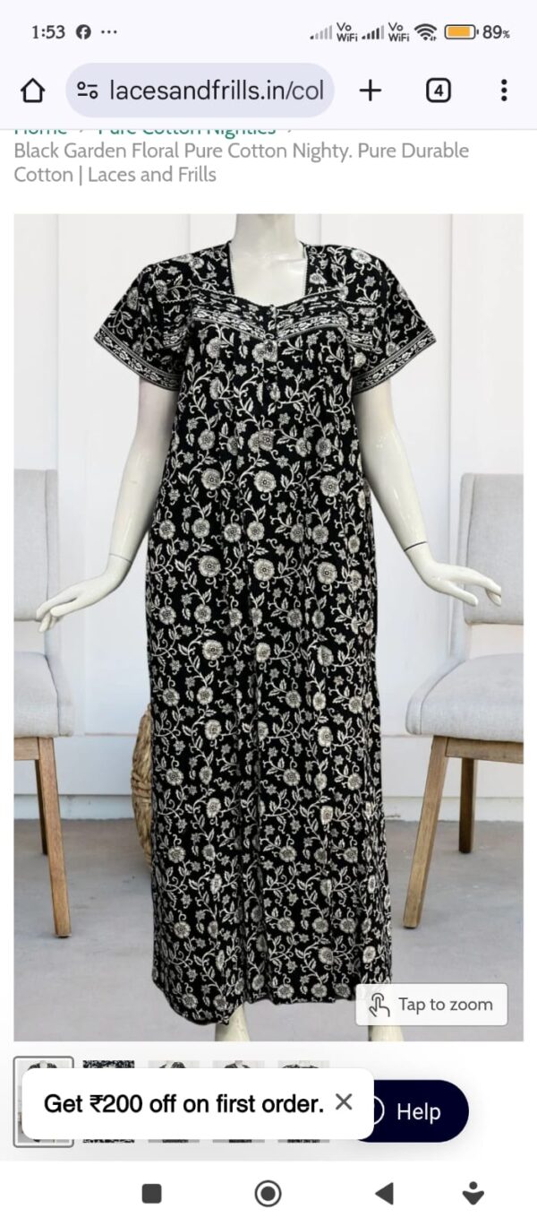 Ladies Nighty Dress - Image 7
