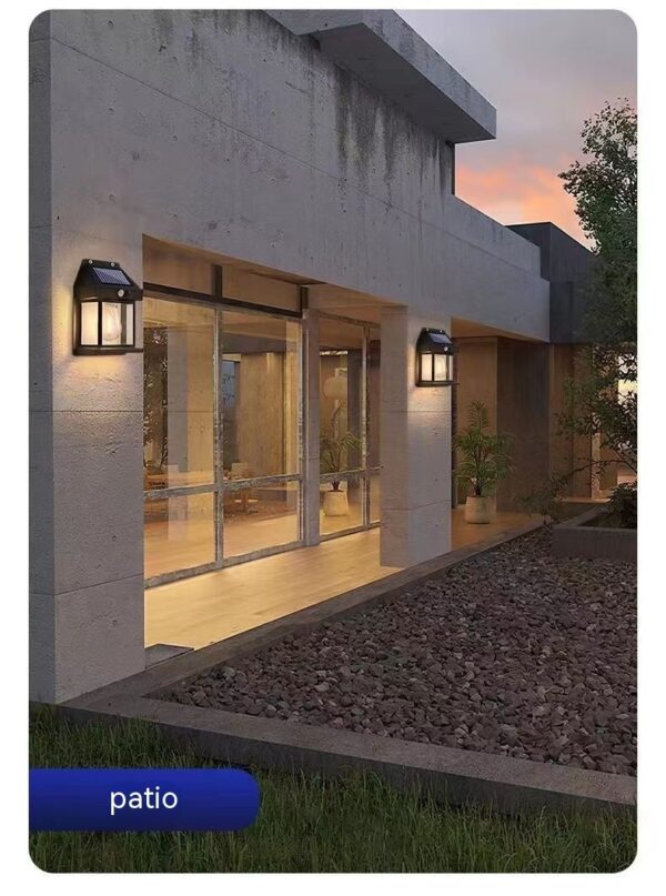 Outdoor Solar  Waterproof Tungsten Induction Garden Wall Lamp - Image 10