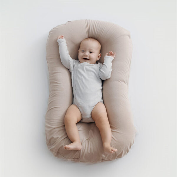 Baby Nest Bed Crib Newborn Baby Nest Cot Cribs Infant Portable Cotton Crib Travel Cradle Cushion - Image 2