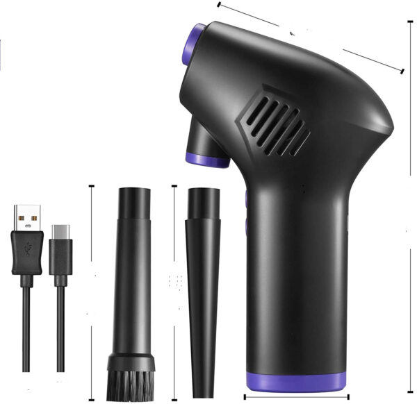 Cordless Air Duster Compressed Air Blower Electric Air Duster for Computer Keyboard Camera Cleaning Small Appliances - Image 2