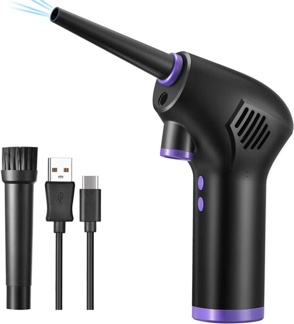 Cordless Air Duster Compressed Air Blower Electric Air Duster for Computer Keyboard Camera Cleaning Small Appliances - Image 3