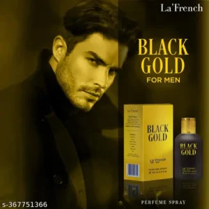  La French Perfume Luxure Oud & Black Gold Perfume for Men & Women | each 100ml | Unisex Perfume| Pack of 2