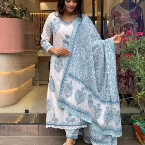 Catalog Name:Trendy Dupatta Sets Kurta Fabric: Viscose Bottomwear Fabric: Chanderi Cotton