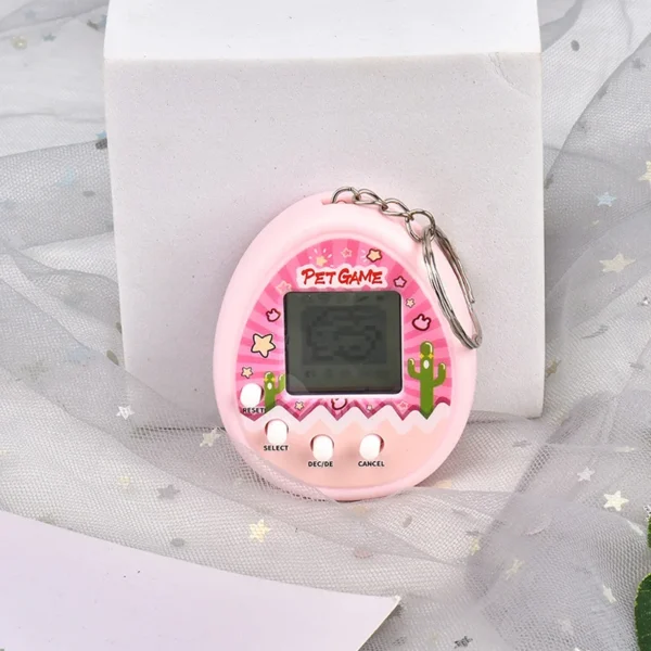 Electronic Pets Game Toys Virtual Tamagotchi Nostalgic Virtual Cyber Digital Animals Toys For Kids Child - AliExpress 26 - Color : Pink-2