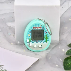 Electronic Pets Game Toys Virtual Tamagotchi Nostalgic Virtual Cyber Digital Animals Toys For Kids Child - AliExpress 26 - Color : Cyan