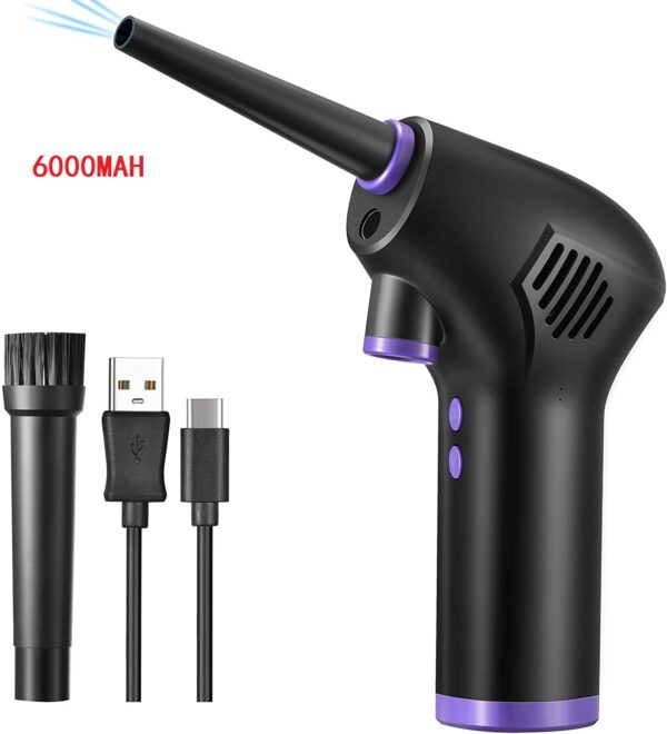 Cordless Air Duster Compressed Air Blower Electric Air Duster for Computer Keyboard Camera Cleaning Small Appliances - Image 6