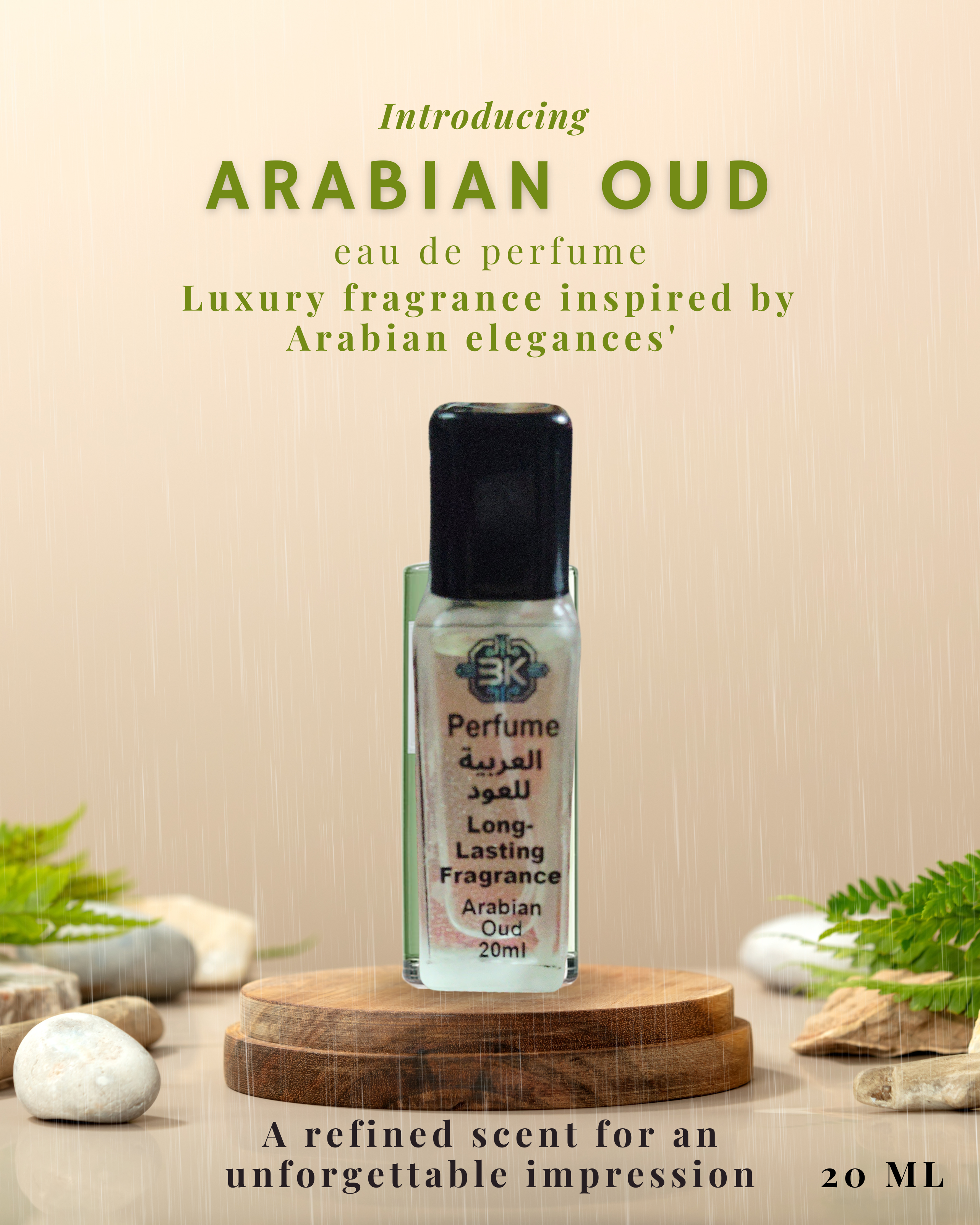 3K Arabian Oud Perfume – 20ml  Description: